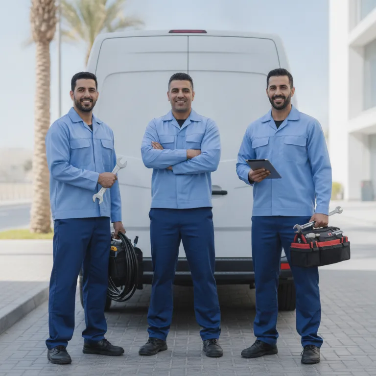 Industrial Laundry team in Al Majaz
